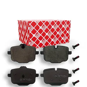 Комплект гальмівних колодок, дискові гальма FEBI BILSTEIN 16812 для BMW, задня вісь - Фото 1