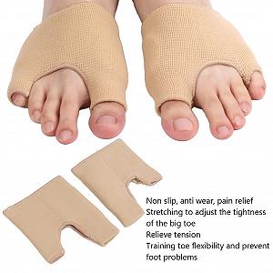 Пов'язка Hallux Valgus Sonew, дихаючий коректор вальгусної деформації великого пальця стопи, U-подібні ортопедичні накладки synthetic.ua - Фото 1