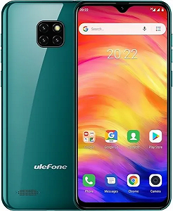 Смартфон 6.1" UleFone Note 7 1/16Gb 3G 2-SIM 8/5Мп 4 ядра Green - Фото 1