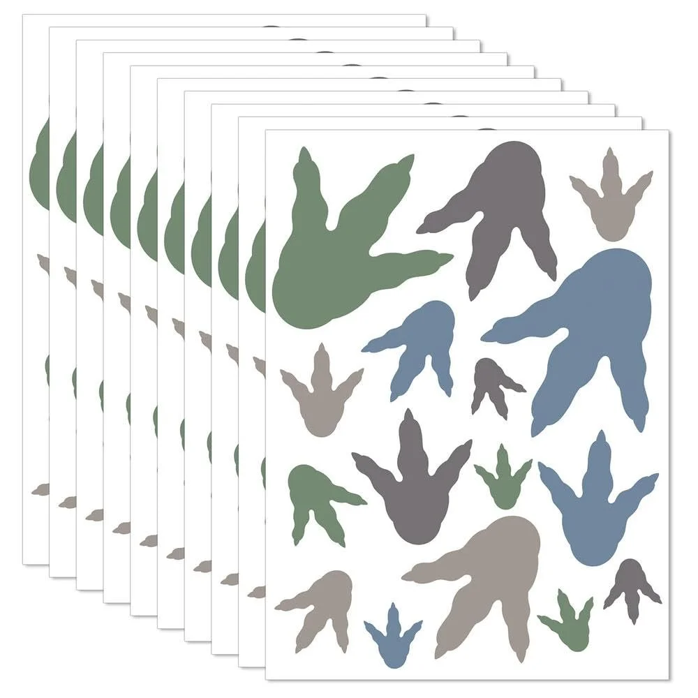 Наклейка на пол Dinosaur Footprints PVC Animal Sticker, фото №1 Наклейка на пол Dinosaur Footprints PVC Animal Sticker, фото №1