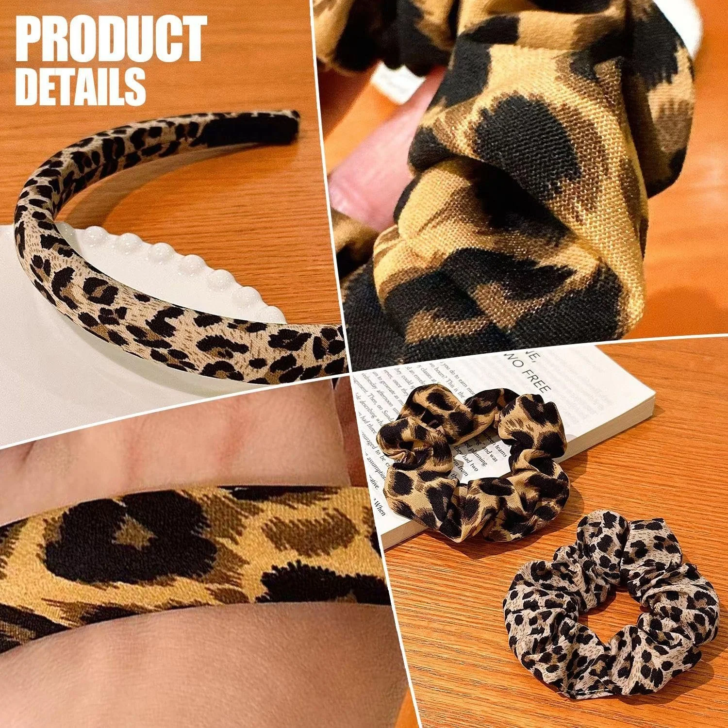 Набор для волос с леопардовым принтом., фото №3 Набор для волос с леопардовым принтом., фото №3