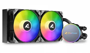 Водяное охлаждение AIO Sharkoon S70 RGB Type 240 мм - Фото 1