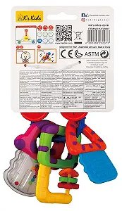 Погремушка музыкальная Ks Kids Ключики со свет эфф KIT23007 ціна на synthetic.ua - Фото 1 Погремушка музыкальная Ks Kids Ключики со свет эфф KIT23007 synthetic.ua - Фото 1