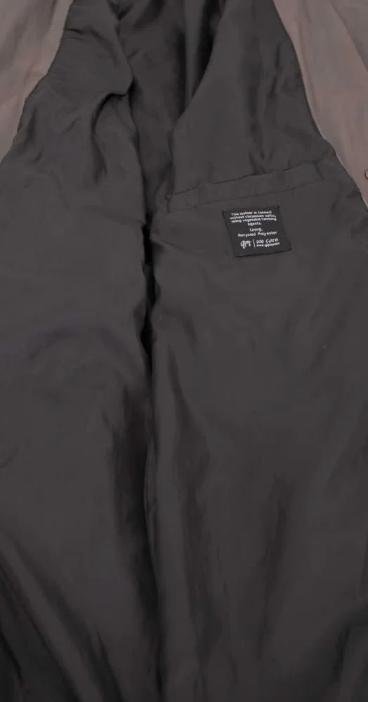 Тренч Gipsy Кожаное пальто из овечьей кожи наппа Taupe, фото №5