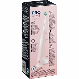 Електрична зубна щітка Oral-B Pro Series 1 Датчик тиску 1 насадка Рожева synthetic.ua - Фото 1