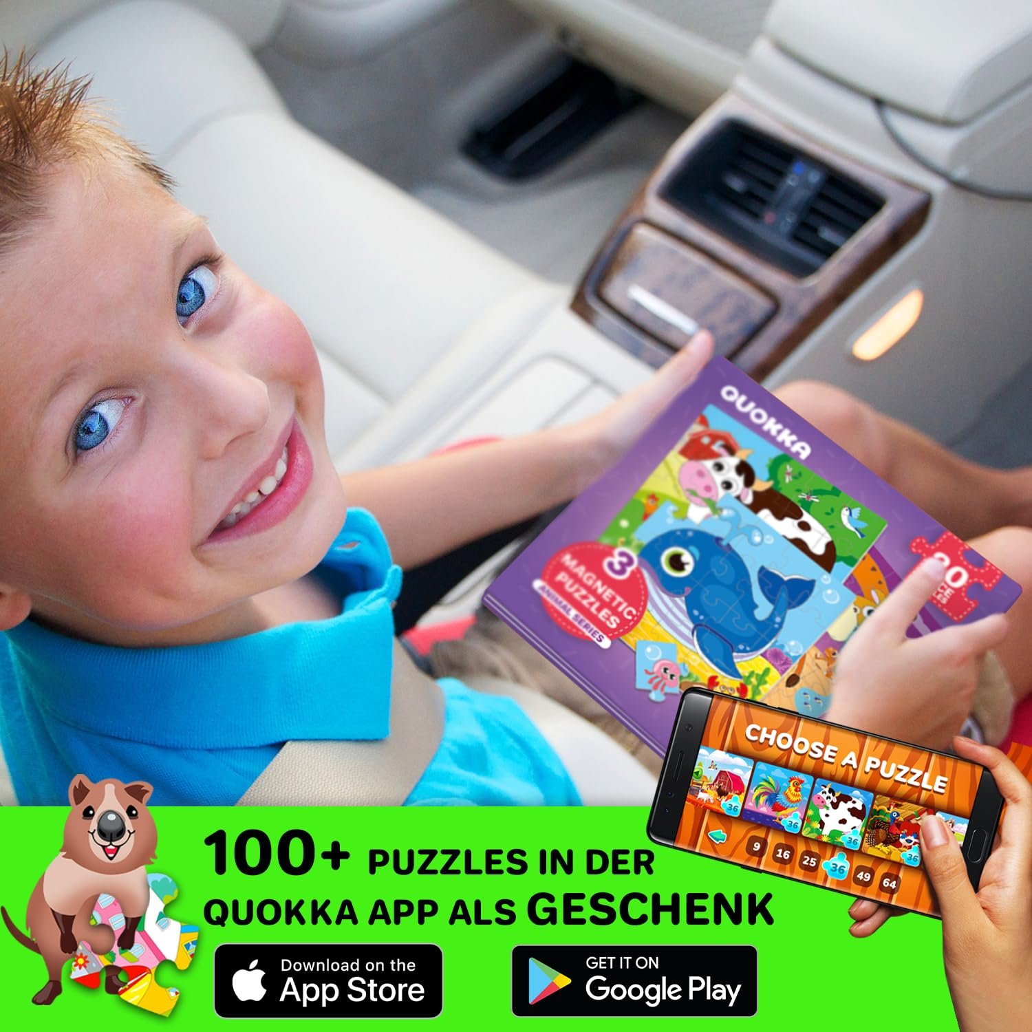 Магнитный пазл QUOKKA Magnetic Game 20 элементов 17.5 x 52.5 см, фото №6 Магнитный пазл QUOKKA Magnetic Game 20 элементов 17.5 x 52.5 см, фото №6