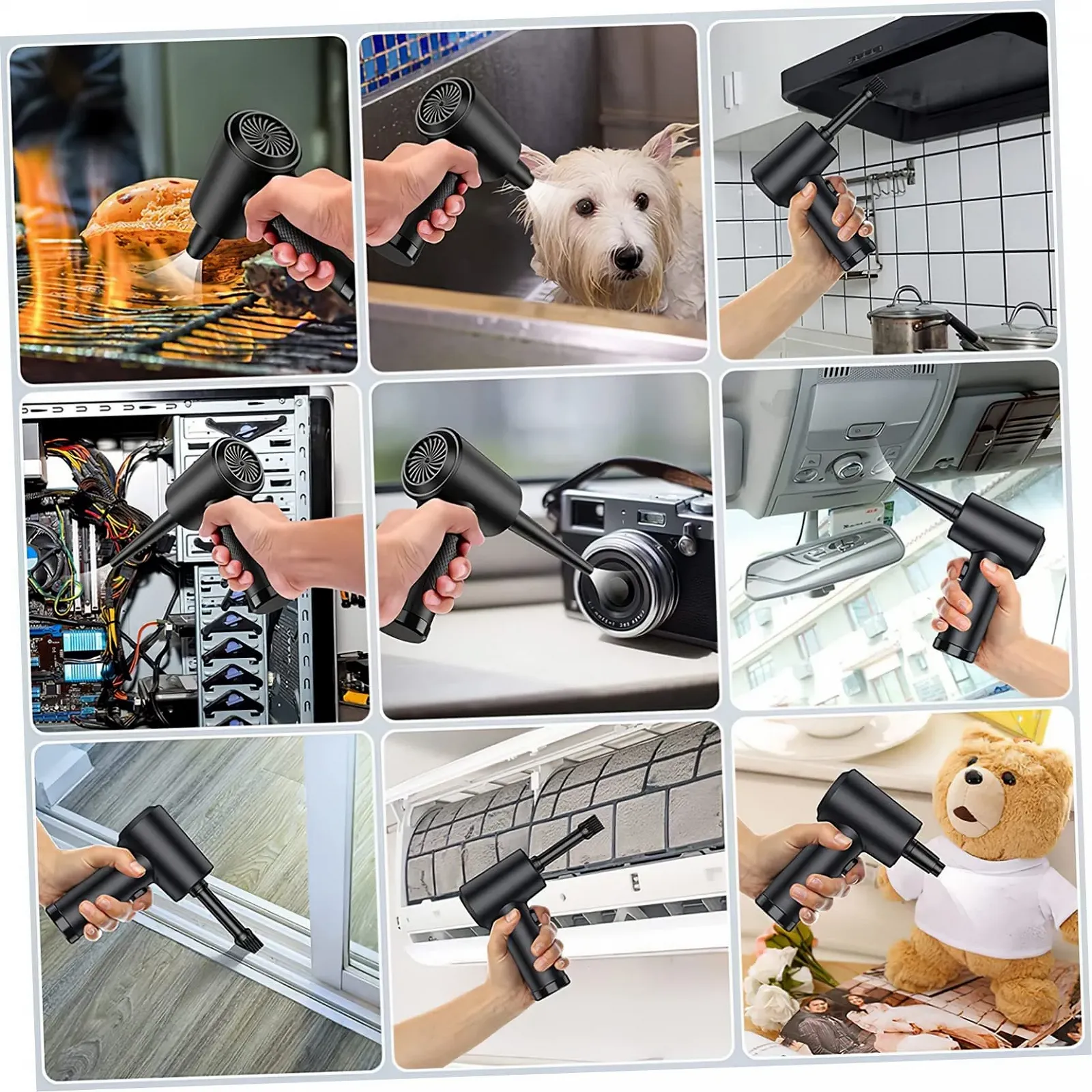 Электрическая воздуходувка LABRIMP Портативная беспроводная аккумуляторная, фото №8