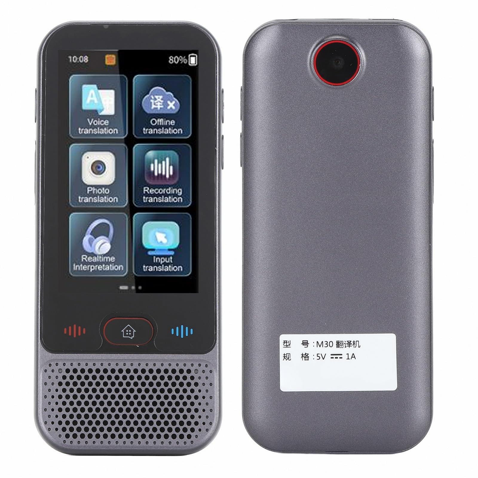 Пристрій для усного перекладу AI Інтелектуальний із сенсорним екраном і функцією шумозаглушення, 139 мов, фото №2