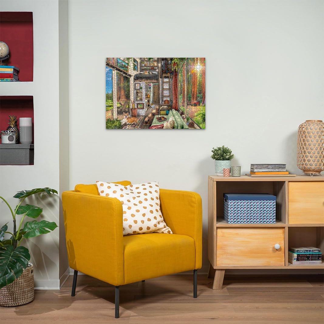 Пазл Ravensburger 2D Domek w Lesie 1000 деталей, фото №5