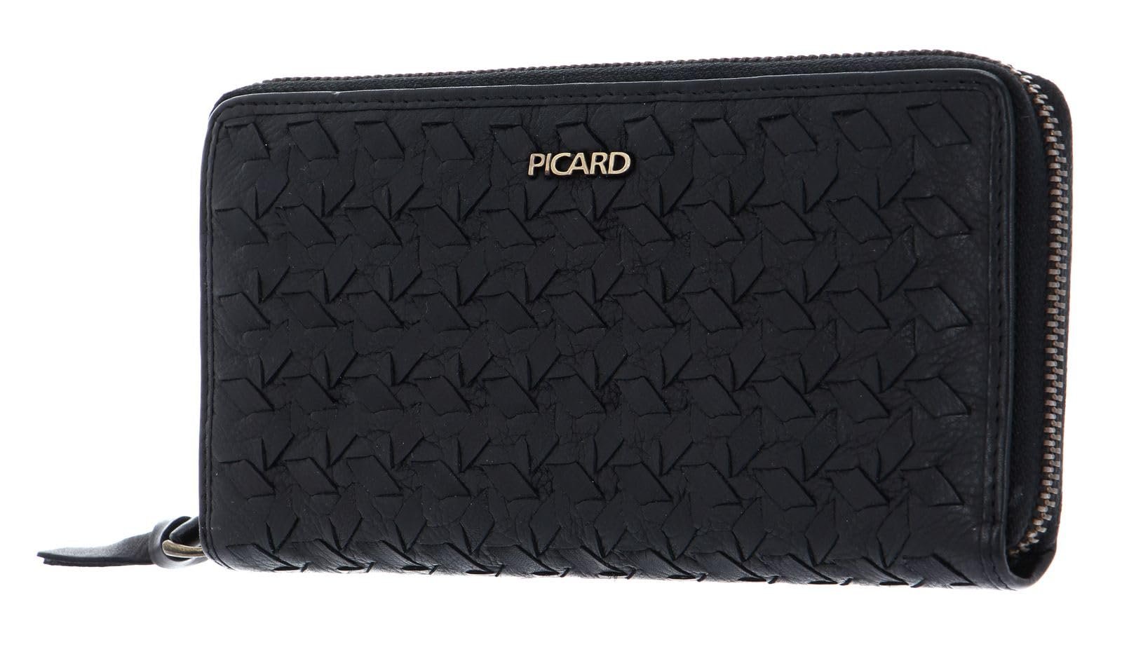 Кошелек Picard Lara 1 14cc 19 см RFID Кожа КРС Черный, фото №1