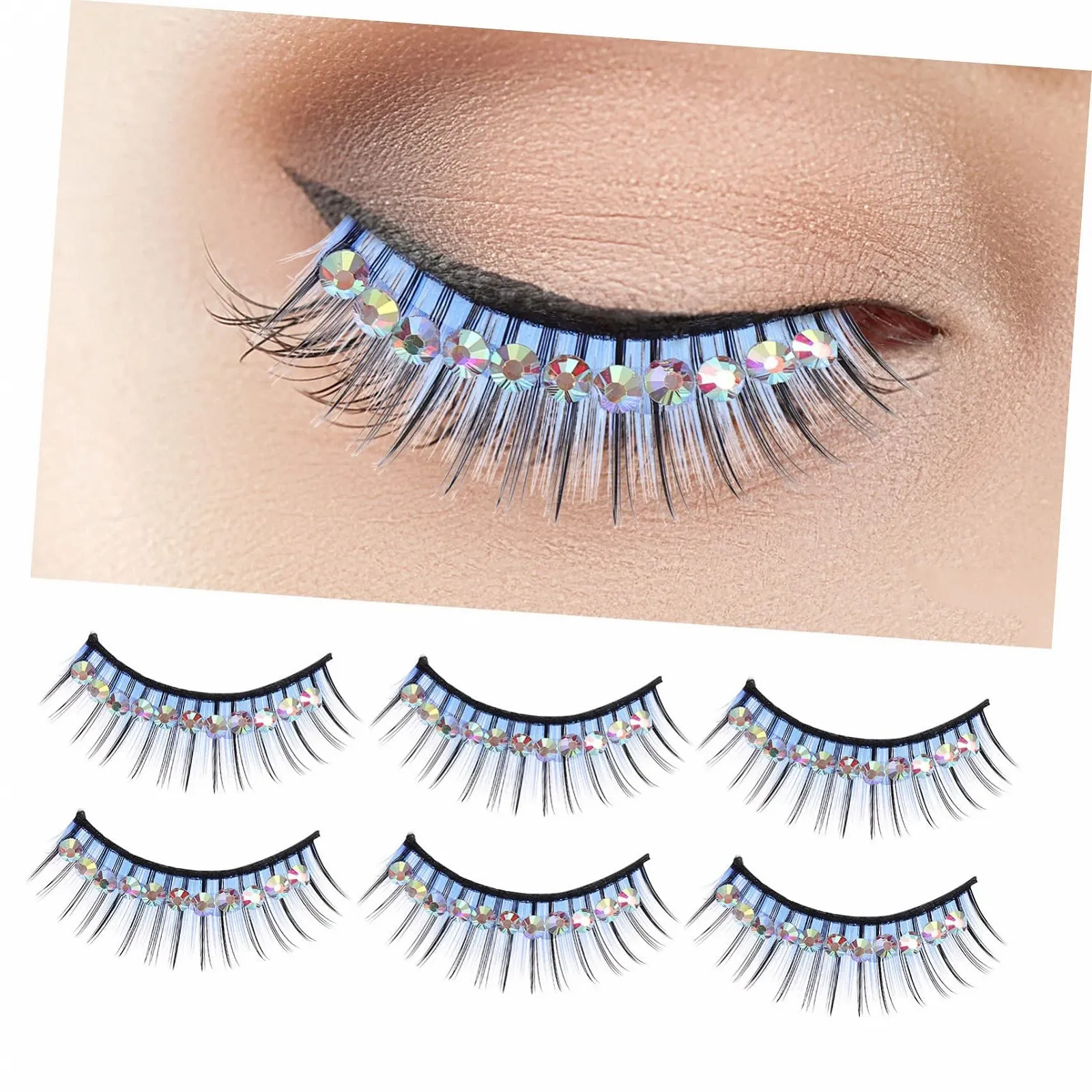 Накладные Ресницы DOITOOL Бриллиант 6d Натуральный Жесткий Стержень из Химического Волокна, фото №3