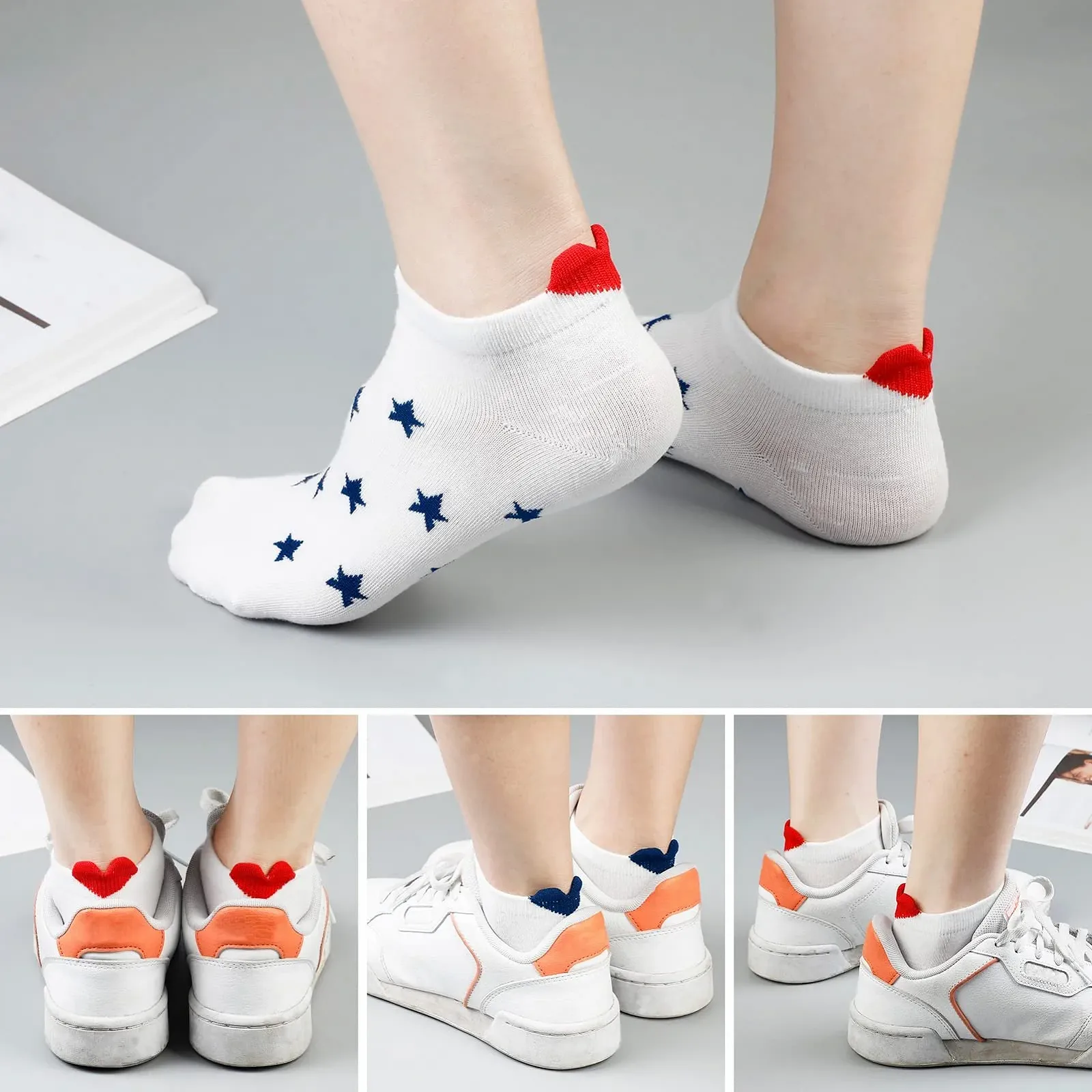 Жіночі шкарпетки 35-38: 6 пар шкарпеток Trainer Жіночі, фото №6 Жіночі шкарпетки 35-38: 6 пар шкарпеток Trainer Жіночі, фото №6