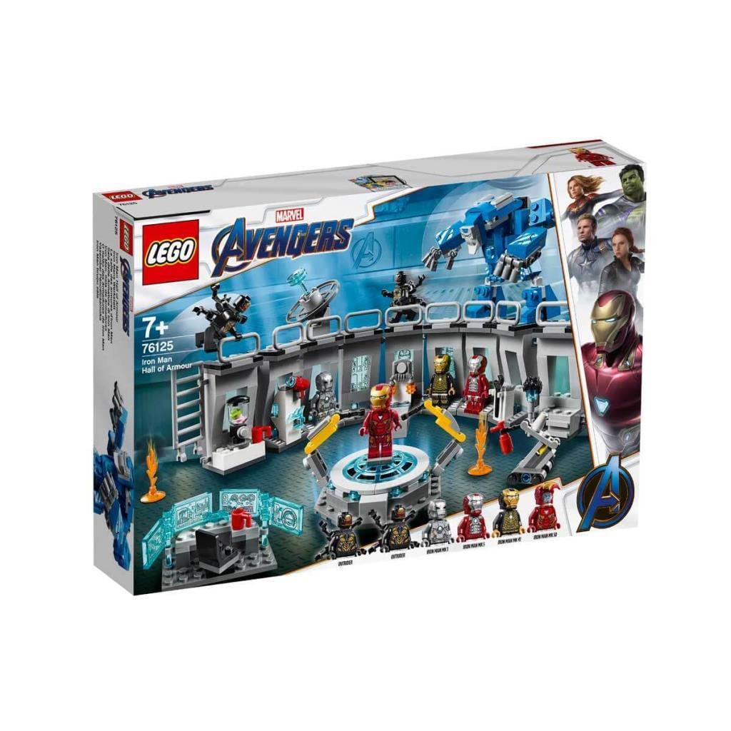 Конструктор LEGO Super Heroes Marvel Avengers 76125 Лабораторія Залізної Людини з 6 міні фігурками з всесвіту Marvel, фото №1