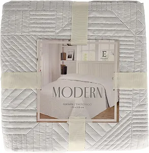 Покривало ESSEX 170 x 210 см Бежевий - Фото 1