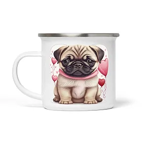 Дитяча Кружка Kids Adventure Carlin Біла Емаль, 354 мл - Фото 1