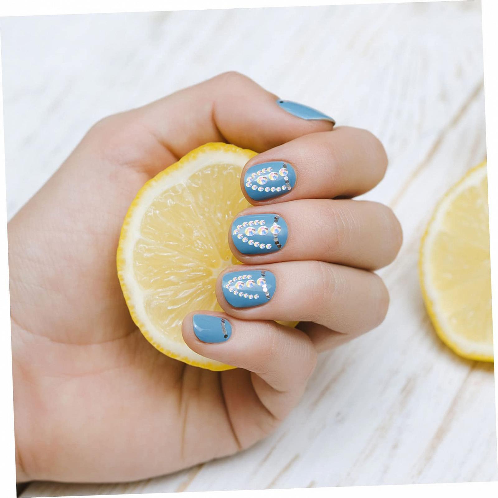 Діаманти для нігтів MAGICLULU, 4 коробки, блискучі, прості у використанні, для аксесуари для прикрас, фото №8