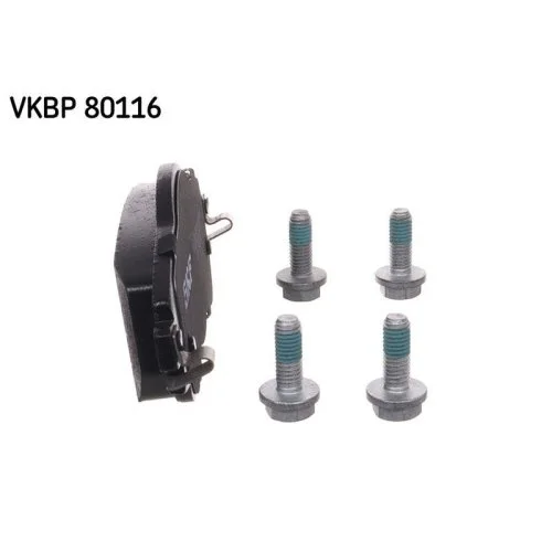 Комплект гальмівних колодок, дискове гальмо SKF VKBP 80116 для CITROËN PEUGEOT передня вісь, фото №4