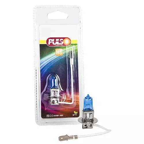 Лампа PULSO/галогенная H3/PK22S 12v55w super white/блистер (LP-30551), фото №1
