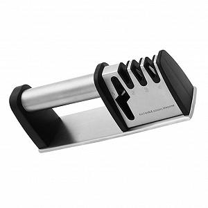 Точилка для ножів та ножиць Toyvian ручна чотириетапна ергономічна - Фото 1