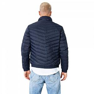 Куртка Armani Exchange Quilted Milano/New York Logo Мужская на молнии Зимняя Альтернатива пуху synthetic.ua - Фото 1