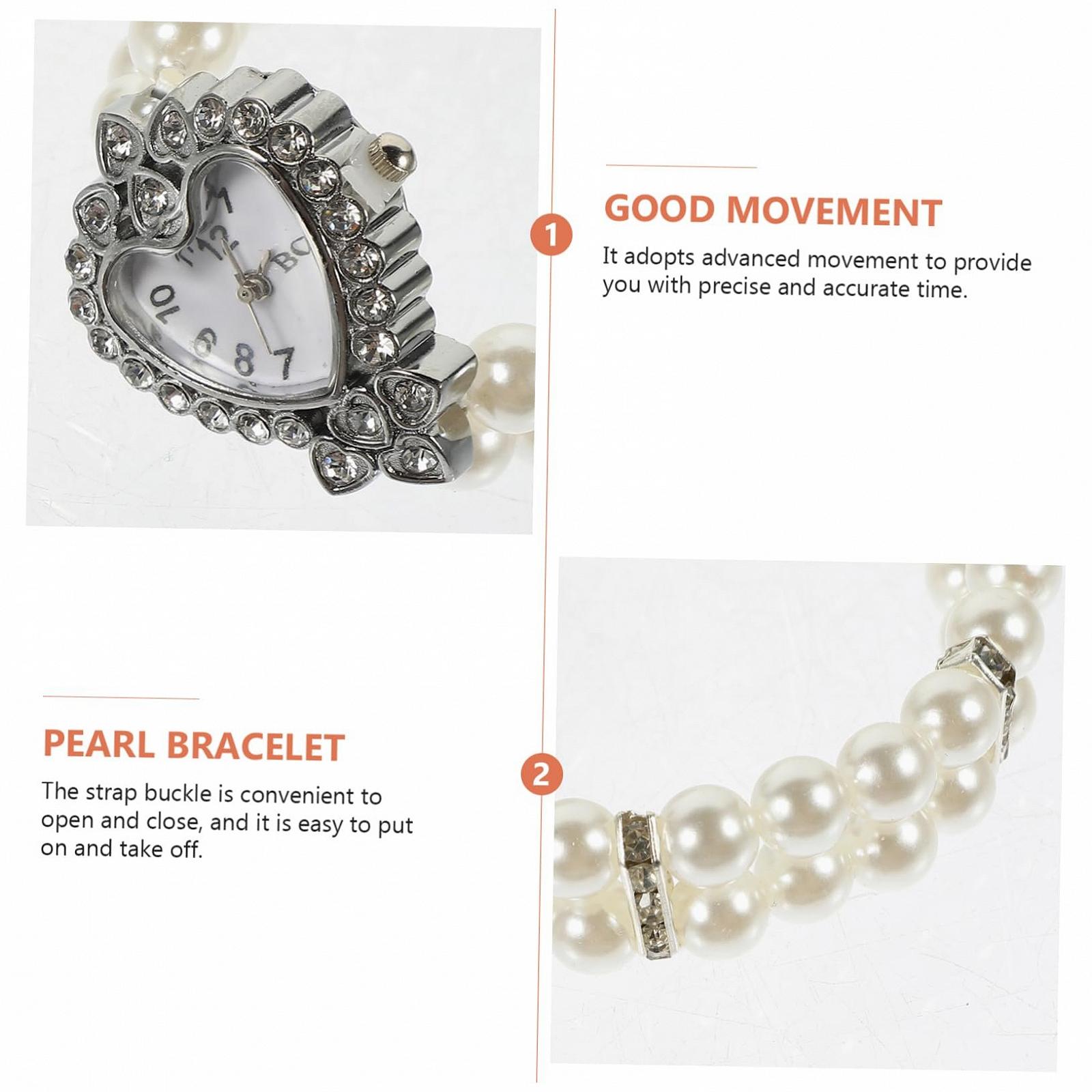 Женские часы-браслет LIFKOME Жемчужная цепочка из искусственного жемчуга Кварцевые часы для отдыха Элегантный аксессуар с текстурой и прочностью, фото №9 Женские часы-браслет LIFKOME Жемчужная цепочка из искусственного жемчуга Кварцевые часы для отдыха Элегантный аксессуар с текстурой и прочностью, фото №9