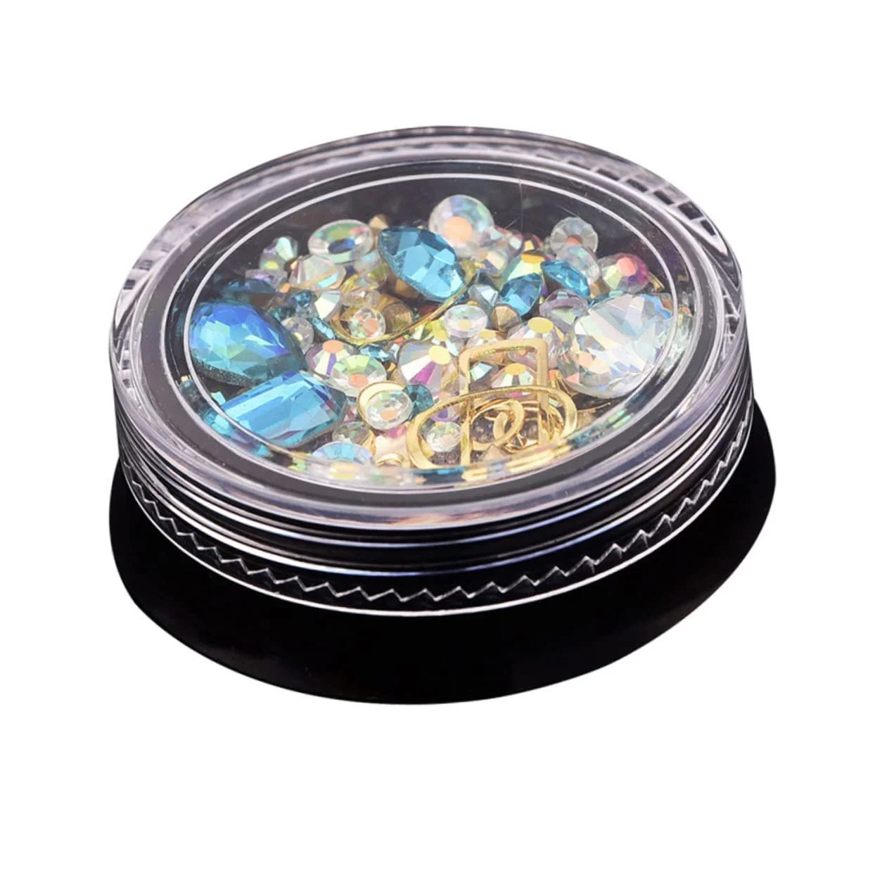 Стразы POPETPOP, набор 4 шт., драгоценные камни для ногтей, бриллиантовые шармы, наклейки для ногтей, плоские стразы для ногтей, изготовление ювелирных изделий, фото №9