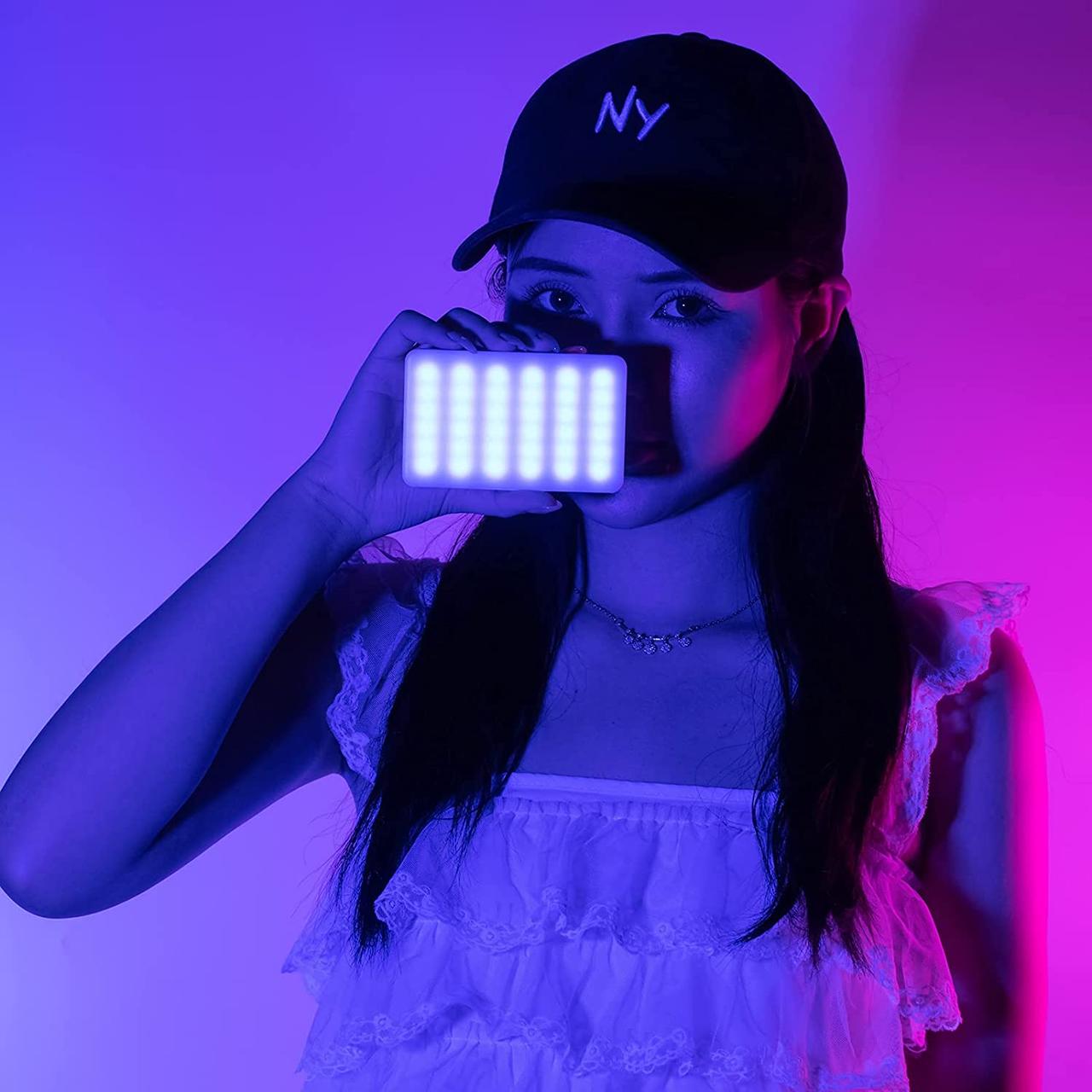 Накамерне світло RGB HUE 360 2500-9000К Ulanzi VL120RGB White, фото №4