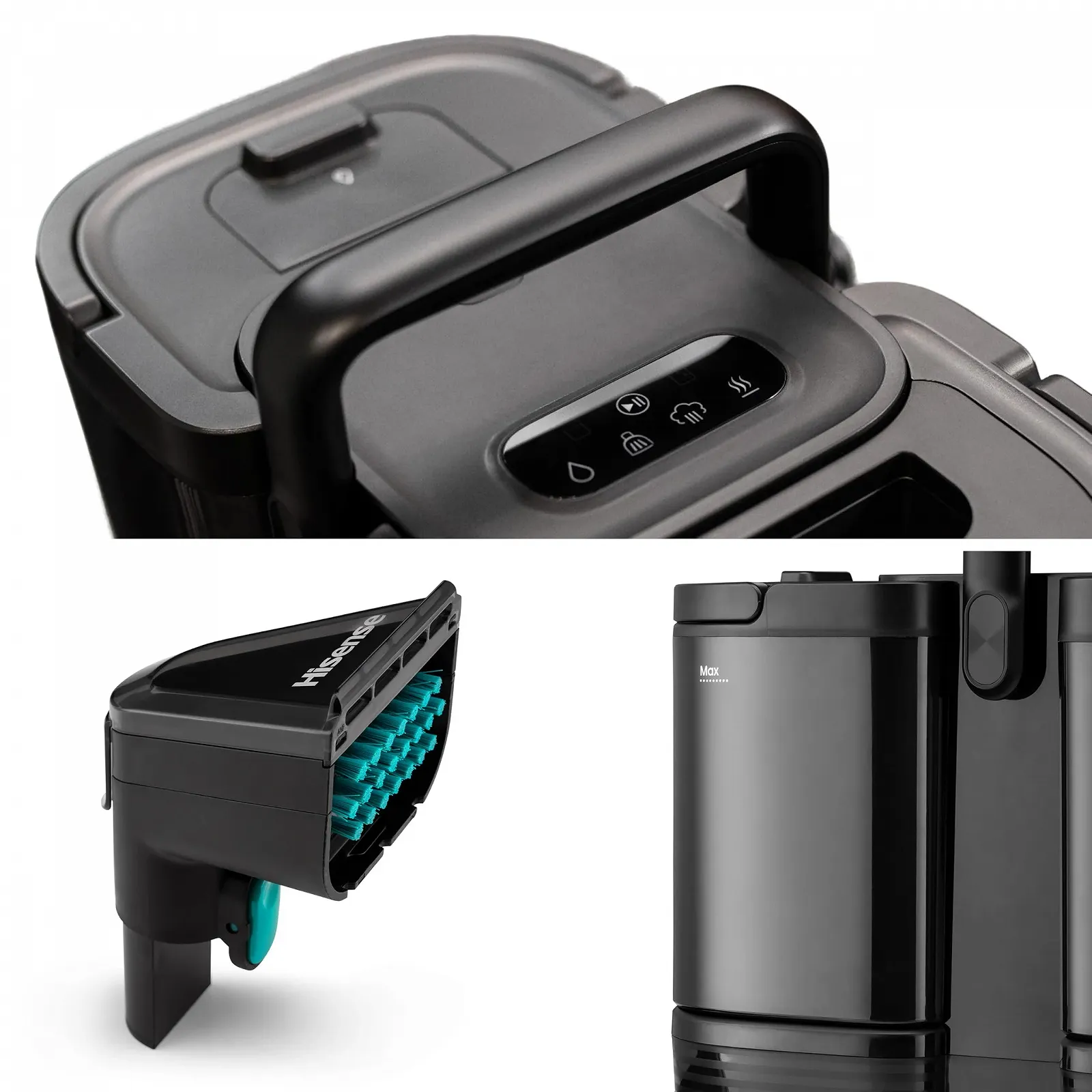 Пароочисник Hisense HSSC007A 1500 W 1.8 L 2-в-1 4 режими, фото №16