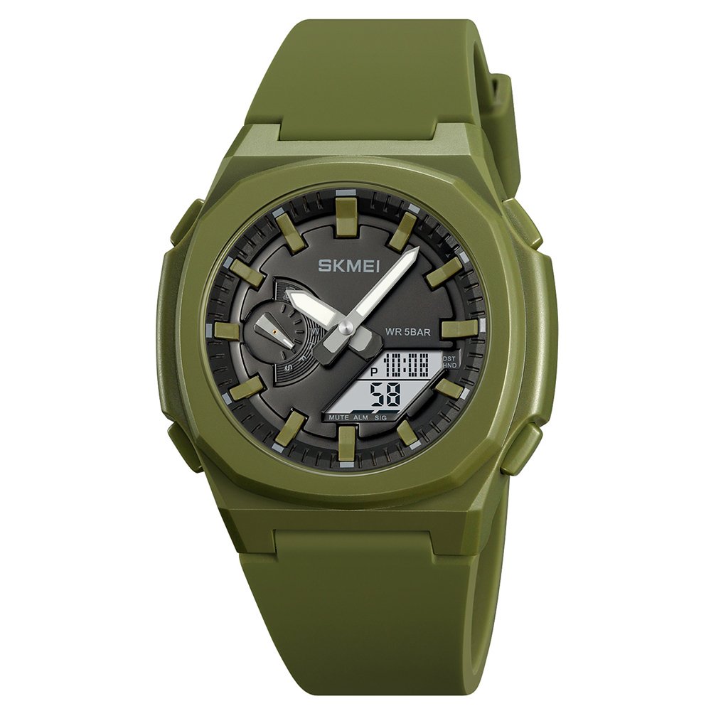 Годинник Skmei 2091 Army Green White, фото №1