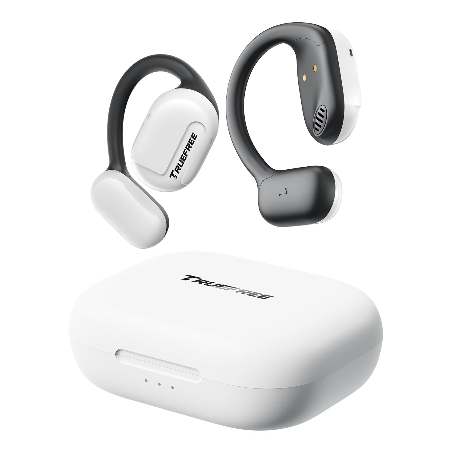 Наушники truefree O1 Open Ear Bluetooth 5.3 Беспроводные Динамические 16.2 мм 4 Микрофона 45 часов Белый, фото №1