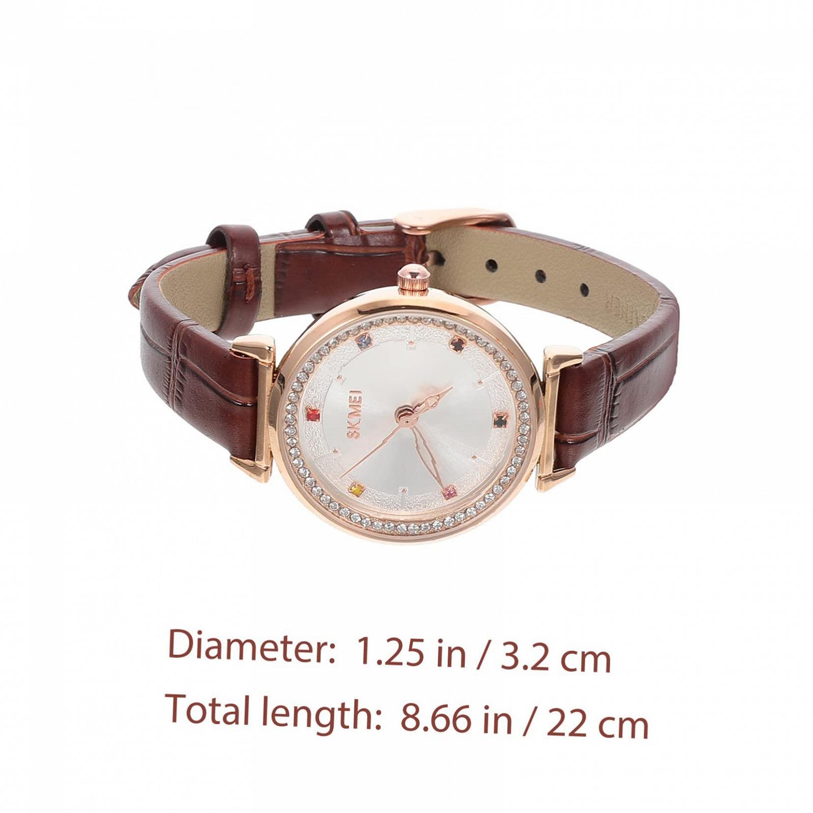 Женские наручные часы PartyKindom с цветными драгоценными камнями, регулируемые, легкие для девочек, фото №2