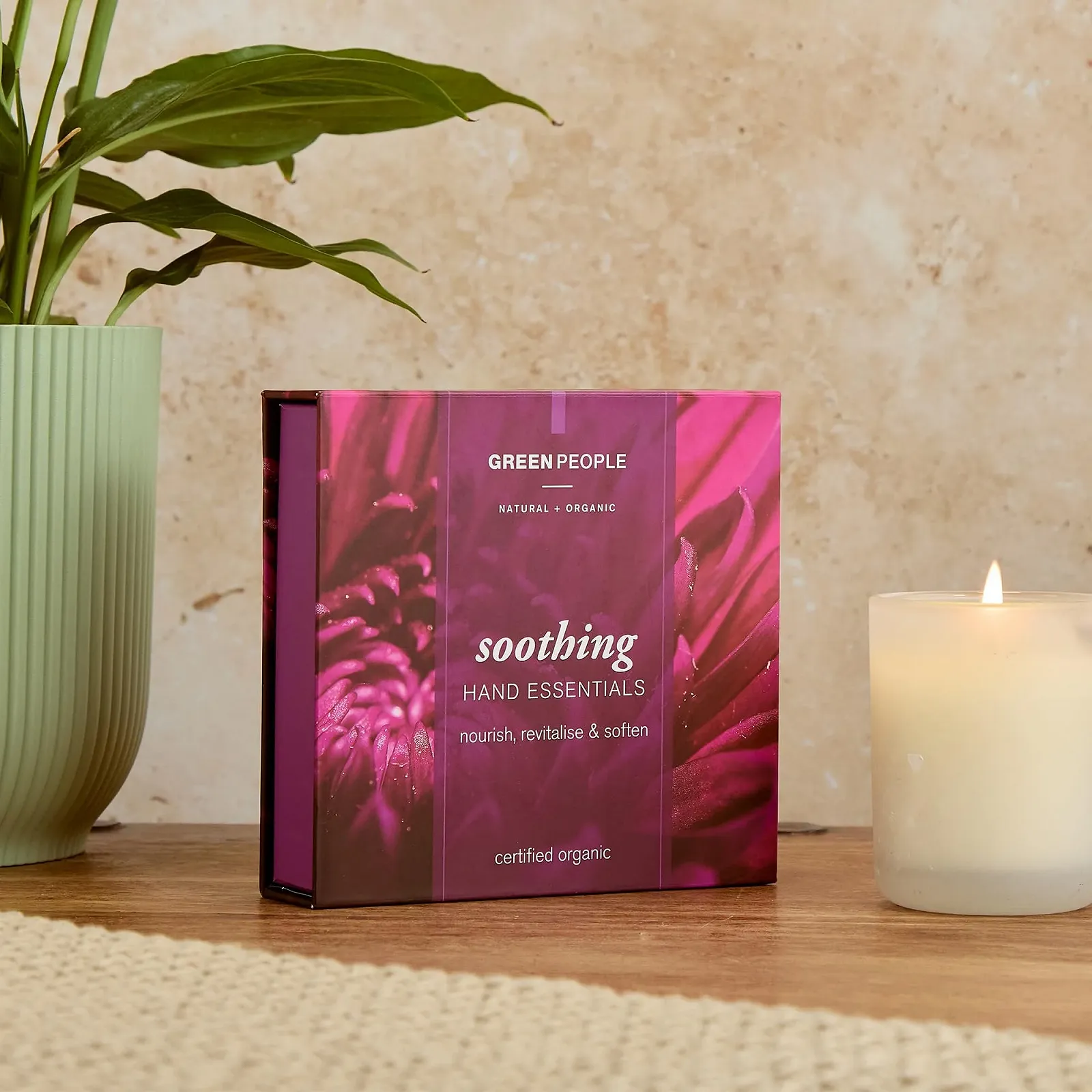 Крем для рук Green People Набор для ухода за руками Успокаивающий Натуральный и органический Крем для рук Масло ши для сухих рук Веганский, фото №3