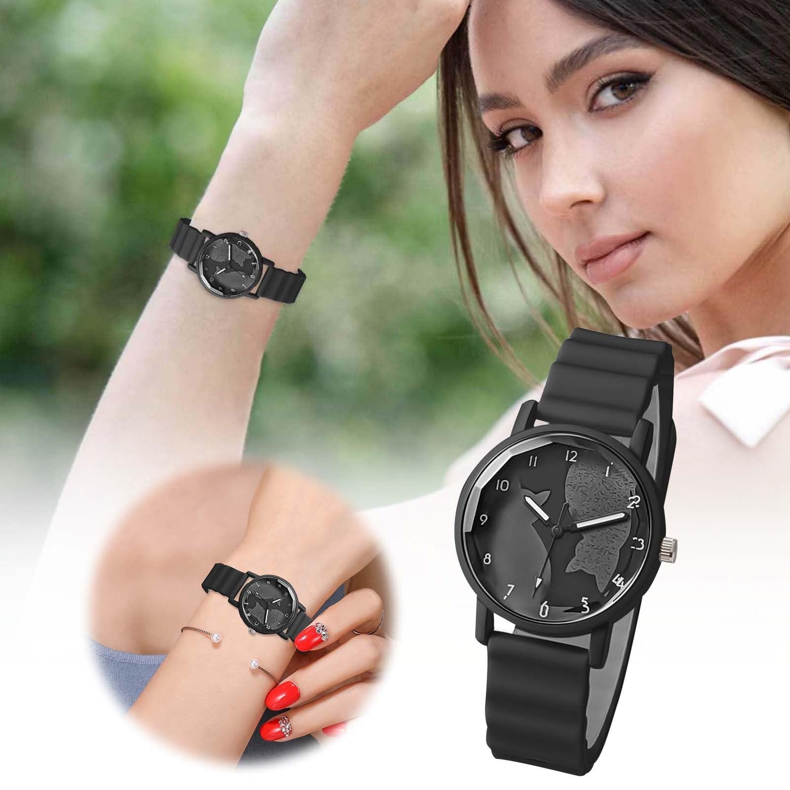 Generisch Мужские часы Модные женские часы Красивые и компактные женские часы Повседневные и простые Элегантные женские часы Женские часы Аналоговые кварцевые наручные часы, фото №2