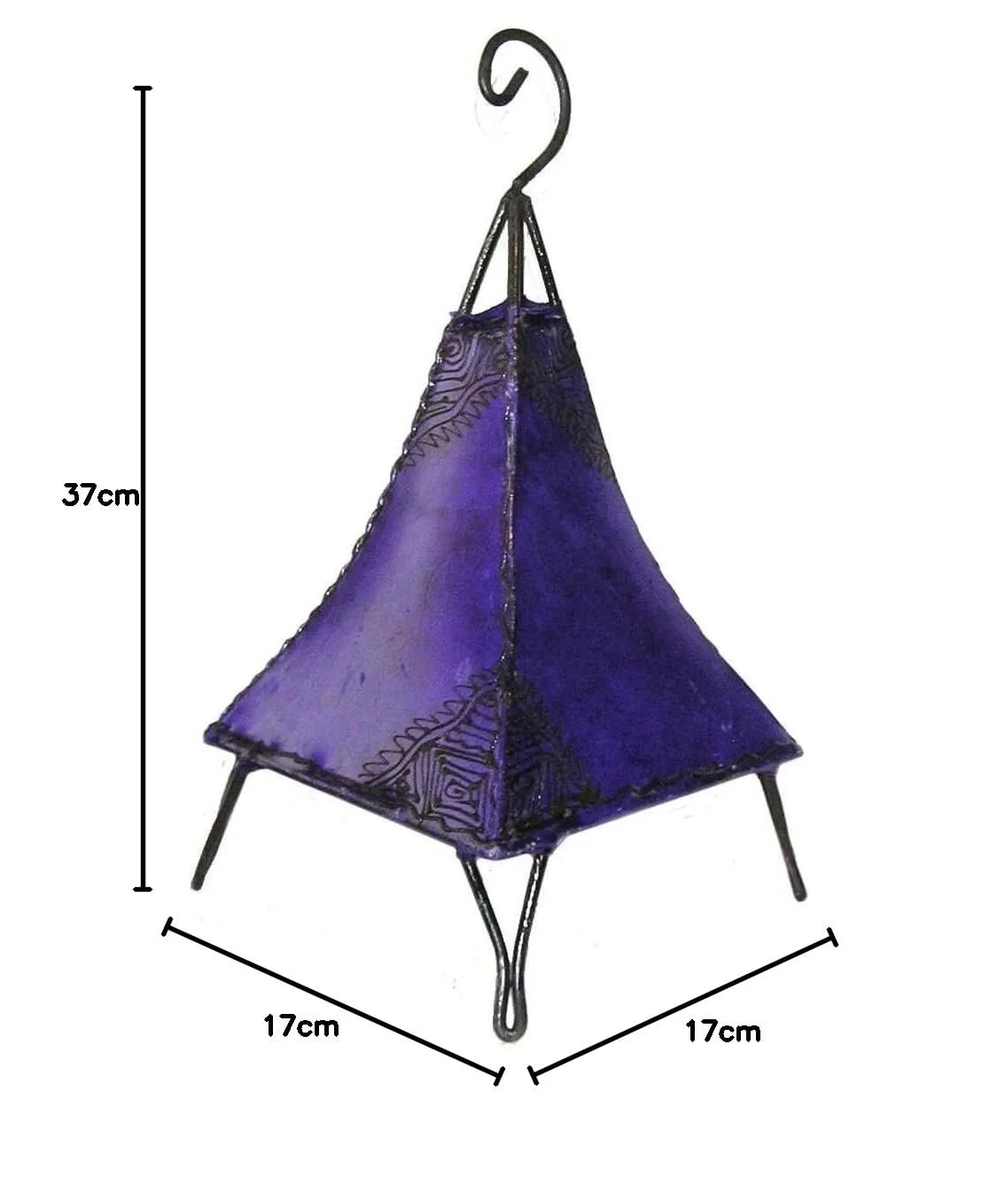 Настільна лампа Simandra Oriental Pyramid 40 см Червоний, фото №9