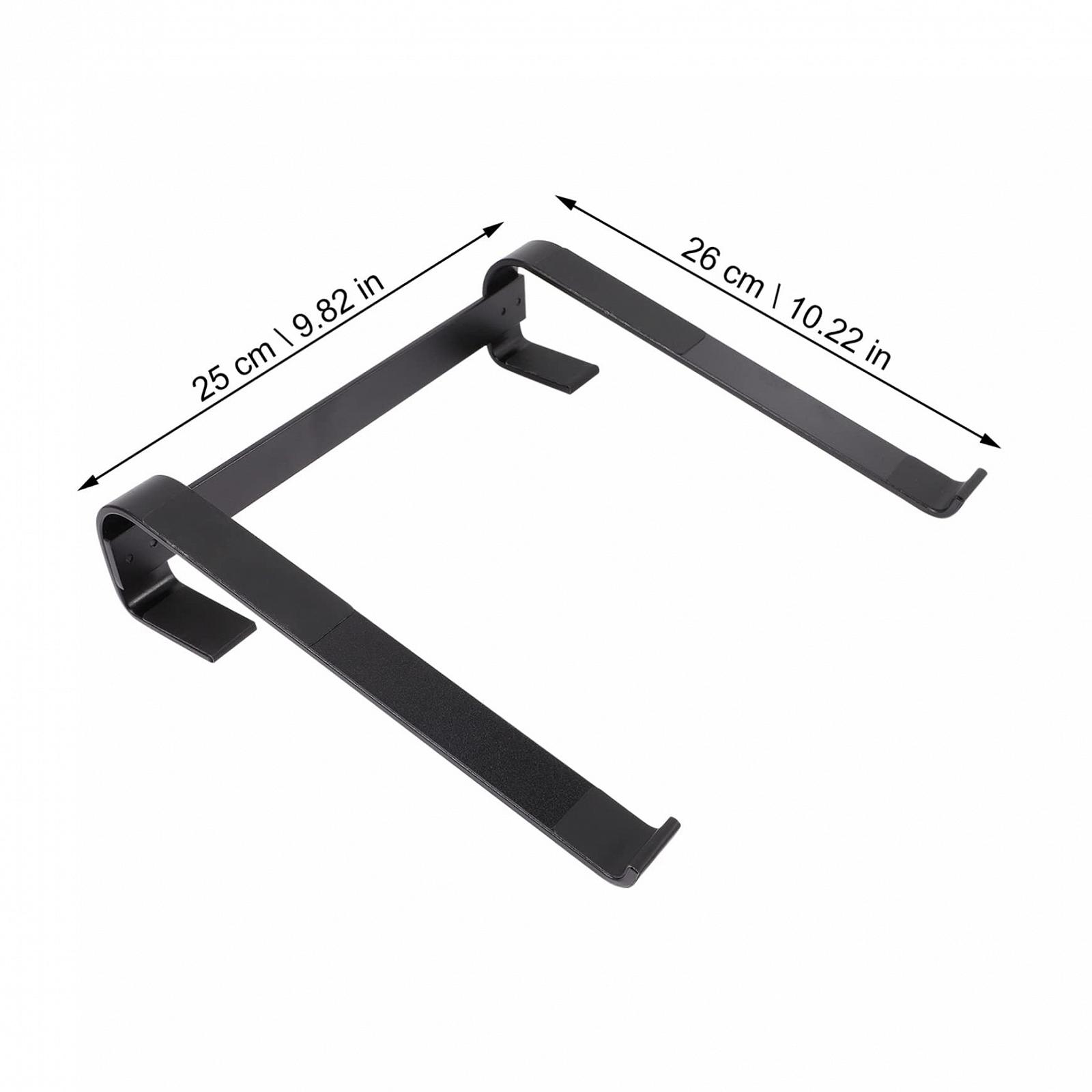 Подставка для ноутбука из алюминиевого сплава, эргономичная, регулируемая по высоте, стабильная подставка для ноутбука с улучшенным теплоотводом для комфортной работы и игр, фото №2