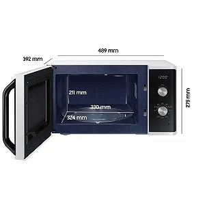 Мікрохвильова піч Samsung MG23K3614AW/EG з грилем 23 л 800 Вт Біла ціна на synthetic.ua - Фото 1 Мікрохвильова піч Samsung MG23K3614AW/EG з грилем 23 л 800 Вт Біла synthetic.ua - Фото 1