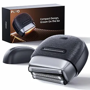Міні-електробритва SS200 подвійні плаваючі леза, USB-C, водонепроникна, чорна - Фото 1