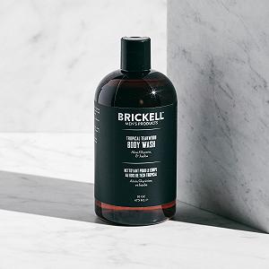 Гель для душу Brickell Men's Invigorating глибоке очищення без сульфатів Tropical Teak 473 мл synthetic.ua - Фото 1