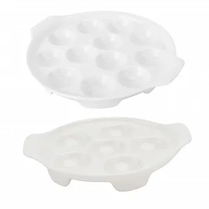 Формы для запекания улиток TOYANDONA 2 шт керамические жаропрочные для эскарго - Фото 1