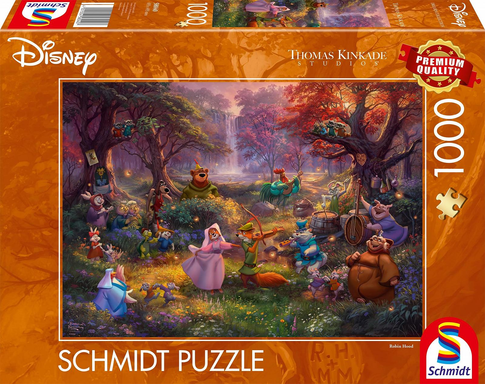 Пазл Schmidt Spiele Thomas Kinkade Disney 58040 Робин Гуд 1000 элементов, фото №1