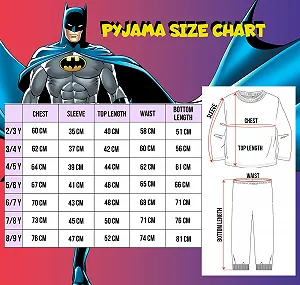 Пижама BATMAN Детская Черный Костюм с длинными рукавами 100% Хлопок synthetic.ua - Фото 1