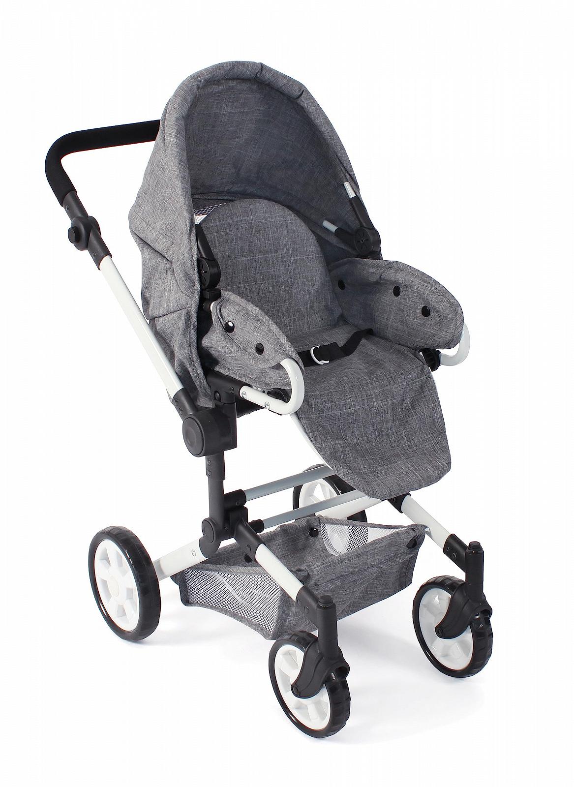 Коляска Bayer Chic 2000 Jara 2-в-1 Джинс Сіра, фото №5