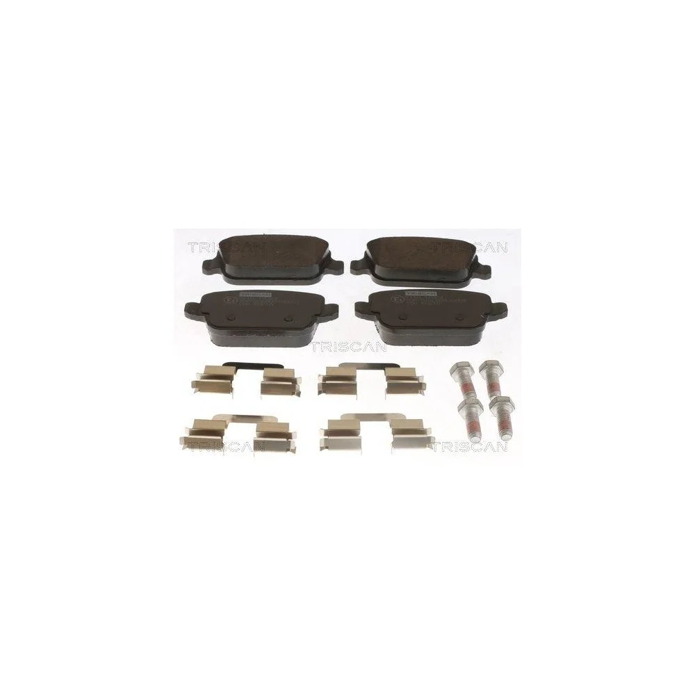 Комплект тормозных колодок, дисковый тормоз TRISCAN 8110 17024 для FORD VOLVO LAND ROVER, фото №1