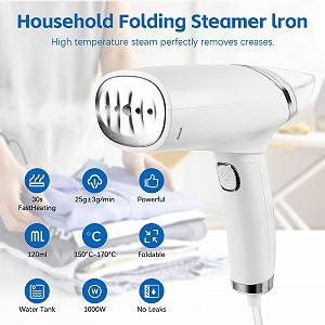 Портативний складаний відпарювач 1000 W 100 мл synthetic.ua - Фото 1