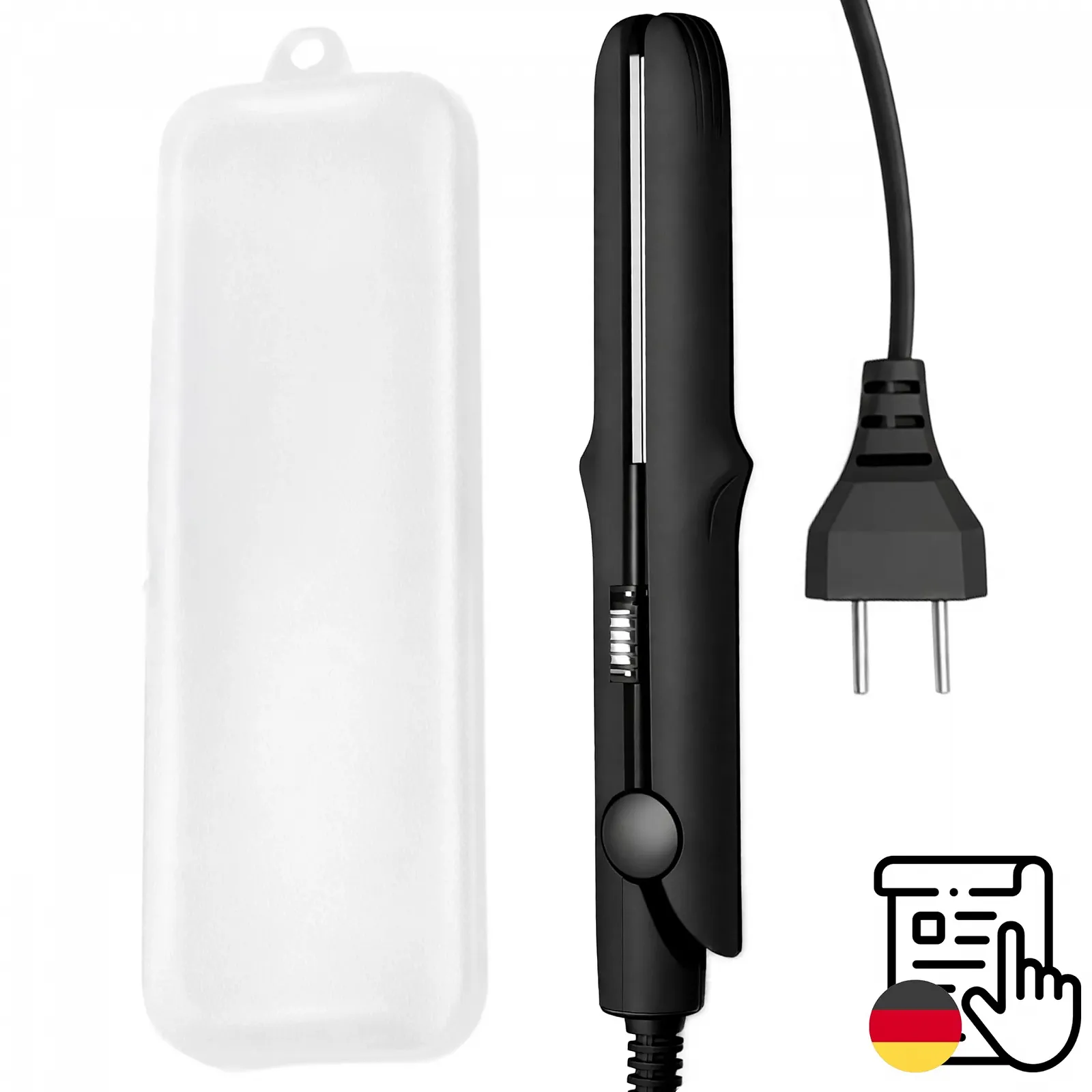 Випрямляч для волосся Retoo Mini Керамічне покриття 110-250V 17.5 см Black, фото №9 Випрямляч для волосся Retoo Mini Керамічне покриття 110-250V 17.5 см Black, фото №9