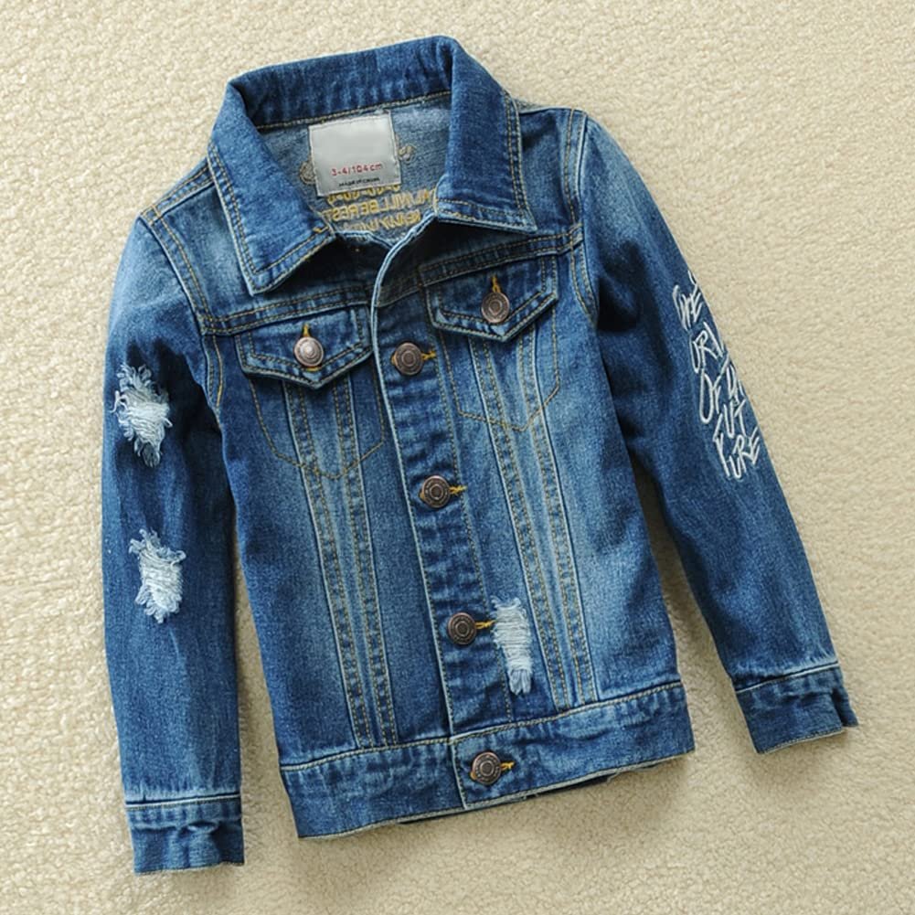 Джинсова куртка для хлопчиків L SERVER, денімова, бавовняна, весняно-осіння, фото №6 Джинсова куртка для хлопчиків L SERVER, денімова, бавовняна, весняно-осіння, фото №6