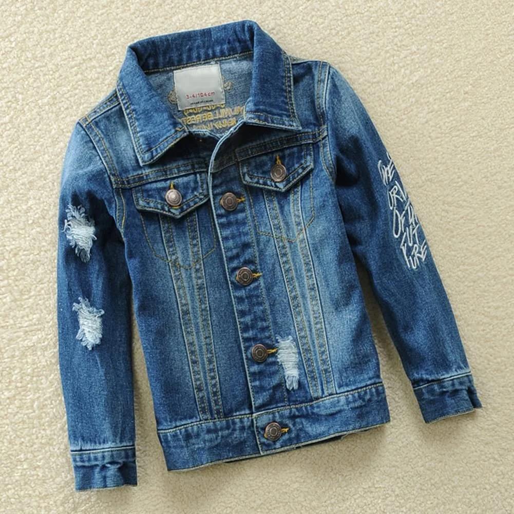 Джинсова куртка для хлопчиків L SERVER, денімова, бавовняна, весняно-осіння, фото №6 Джинсова куртка для хлопчиків L SERVER, денімова, бавовняна, весняно-осіння, фото №6