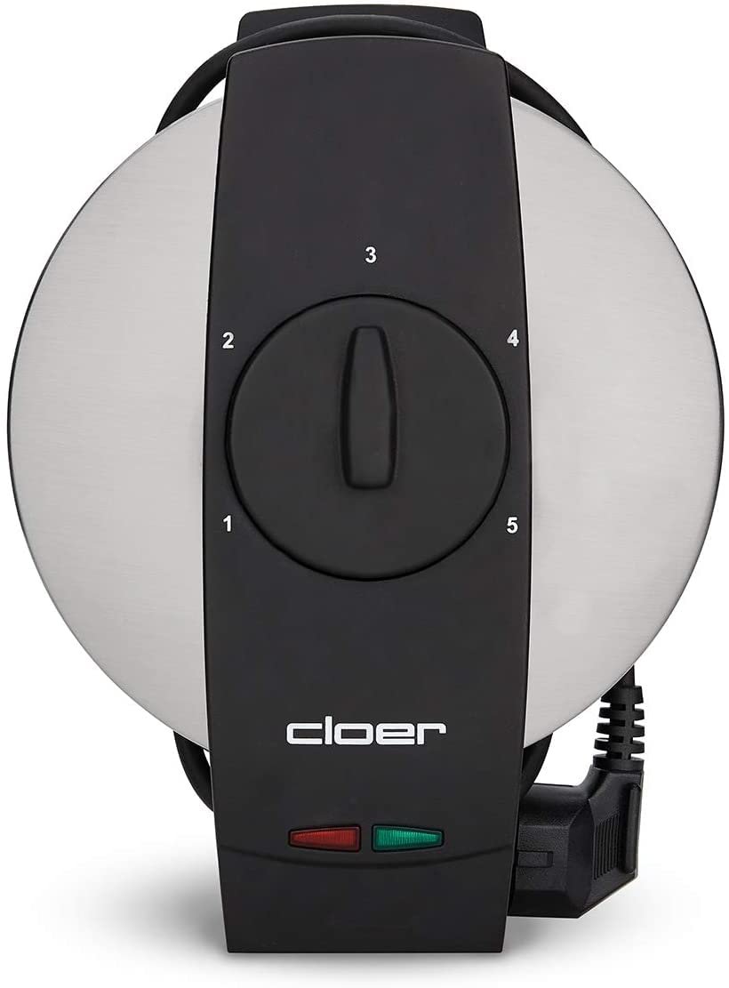 Вафельница Cloer 1639SR, для вафель в форме сердца, диаметр 15,5 см, нержавеющая сталь, фото №6
