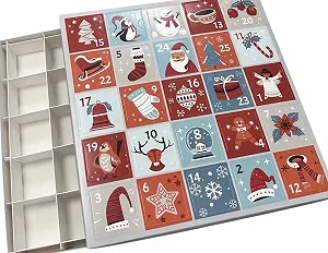 Коробка для адвент календаря на 25 комірок - Фото 1