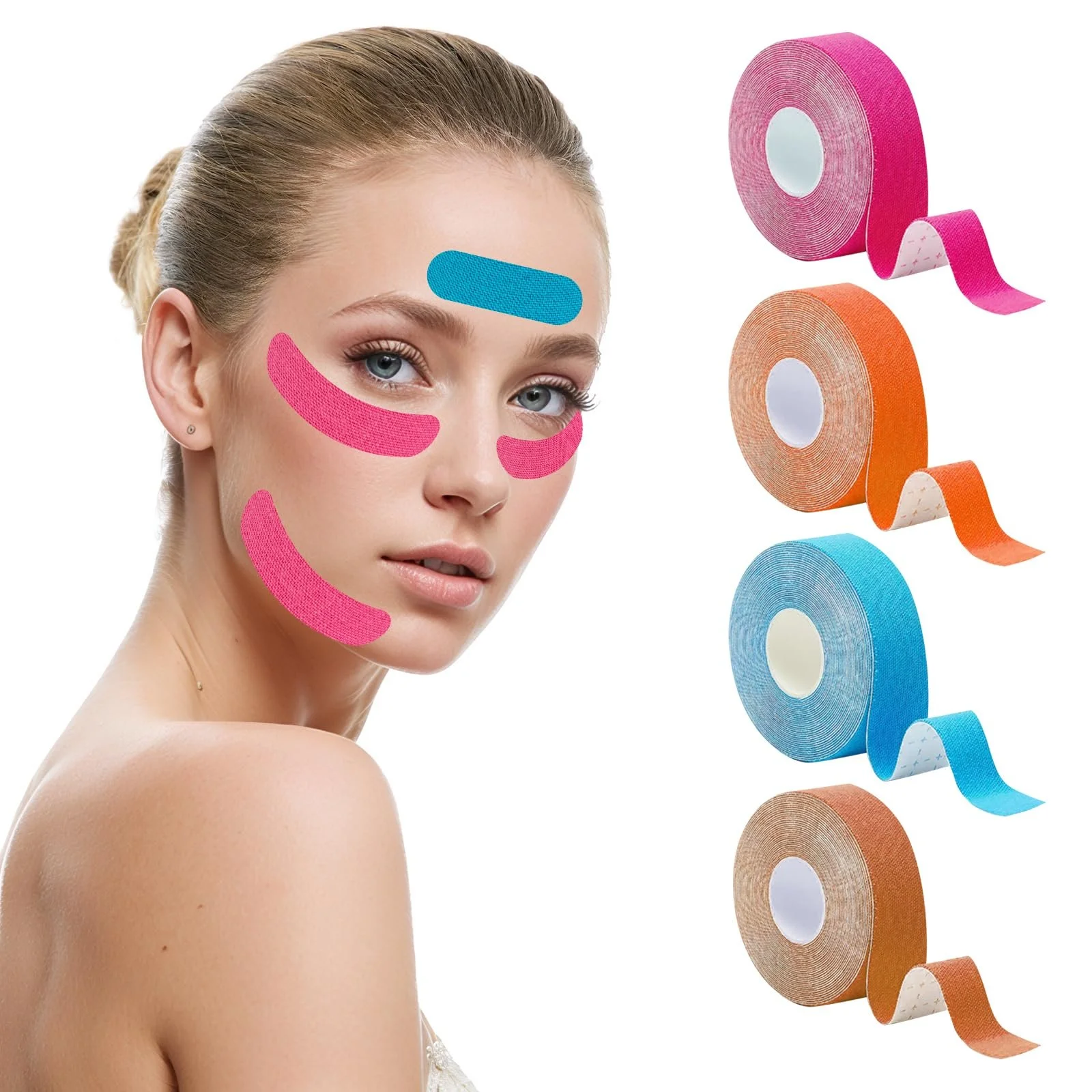 Набір стрічок для обличчя від зморшок 2.5 см x 5 м, фото №1